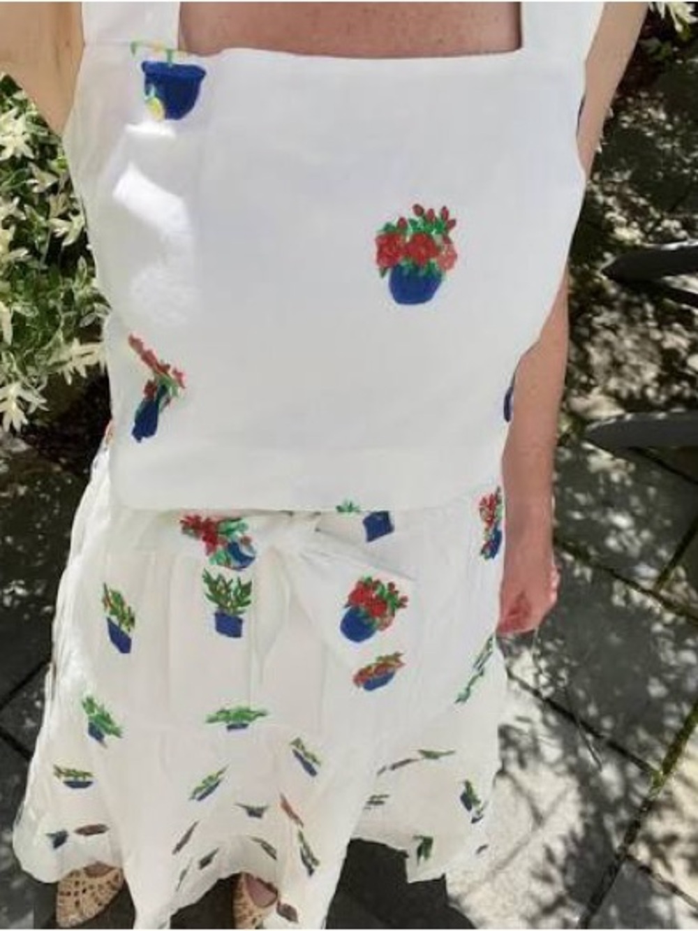 SOLD NWT Set - Sézane x Momonì Lambertine Skirt + Marga Top - Picture 5 of 16